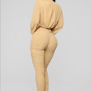 Brand new pants/crop top twin set.